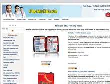 Tablet Screenshot of ifirstaidkits.com
